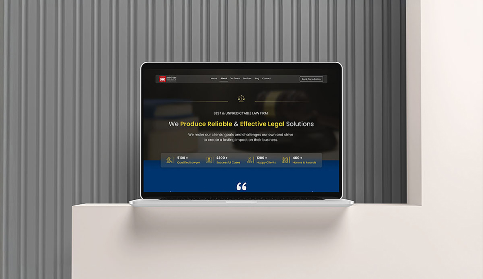 ERLaw service pages and IA