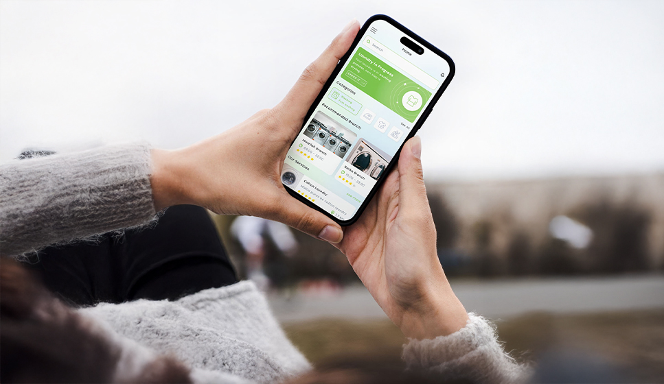 Superlaundry customer app: schedule, order, and tracking