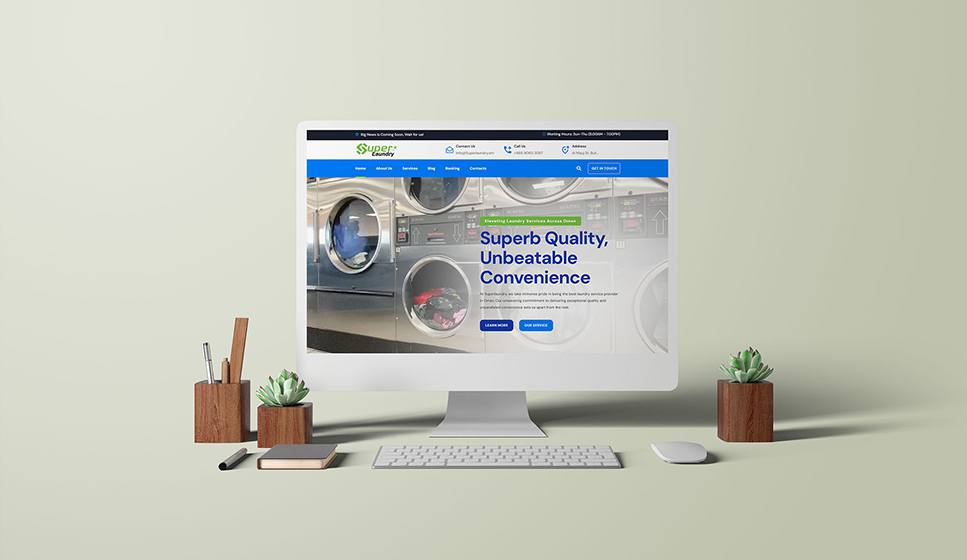 Superlaundry operator portal dashboards and order board